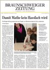 Braunschweiger Zeitung vom 09.12.2016 – Damit Mathe kein Hassfach wird Braunschweiger Zeitung vom 09.12.2016 – Damit Mathe kein Hassfach wird
